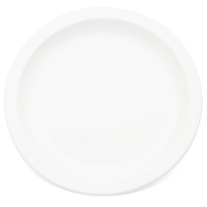 Polycarbonate Antibacterial Small Narrow Rim Plate 17cm (Pack of 10)
