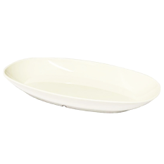 Polycarbonate Large Deep Oval Dish 500ml Odyssey Black (Pack of 10)