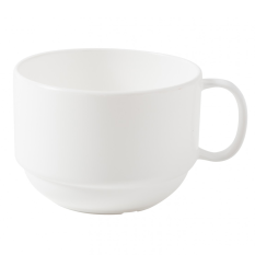 Polycarbonate Cup with Handle 325ml White 