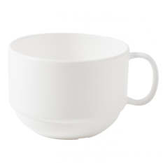 Polycarbonate Cup with Handle 275ml White 