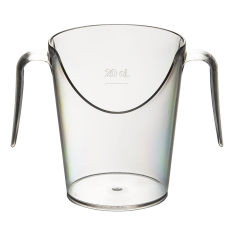 Polycarbonate 2 Handled Nose Cup 225ml