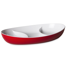 Acrylic Hors Doeuvre Tray 28x17x5cm Blue (Pack of 4)