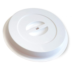Copolyester Assisted Living Plate Cover White 