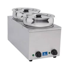 Hurricane Round Pot Wet Bain Marie 2x 6.5 Litre