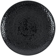 Churchill Homespun Chroma Carbon Coupe Plate 26cm/10.25" (Pack of 12)