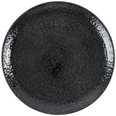 Churchill Homespun Chroma Carbon Coupe Plate 28.8cm/11.25" (Pack of 12)