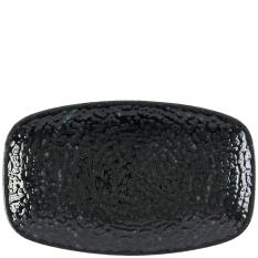 Churchill Homespun Chroma Carbon Chefs Oblong Plate 20 x 12.1cm/7.8 x 4.75" (Pack of 12)