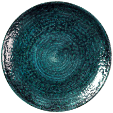 Churchill Homespun Chroma Blue Evolve Coupe Plate 21.7cm/8.34" (Pack of 12)