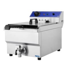 Hurricane Electric Countertop Fryer 16 Litres Single Tank with Tap