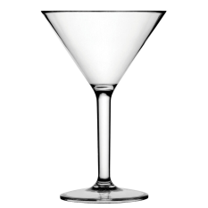 Diamond Reusable Polycarbonate Martini Glasses 280ml/10oz (Pack of 12)