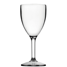 Diamond Reusable Polycarbonate Wine Glasses 340ml/12oz CE/UKCA Lined 125ml 175ml 250ml (Pack of 12)