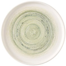 Churchill Elements Fern Walled Plate 16cm/6.3" (Pack of 6)