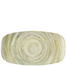 Churchill Elements Fern Chefs Oblong Plate 18.9 x 35.5cm/7.4 x 14" (Pack of 6)