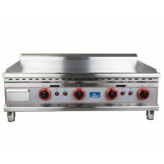 Hurricane Commercial Gas Griddle 120cm 40 Inch 4 Burner