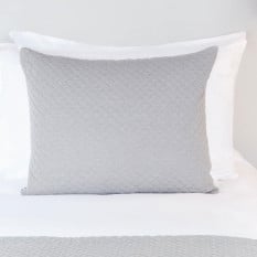 Mitre Essentials Quilted Waffle Cushion Cover Grey