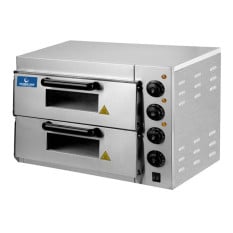 Electric Pizza Oven Twin Deck 20 Inch 3kW 13 Amp Plug