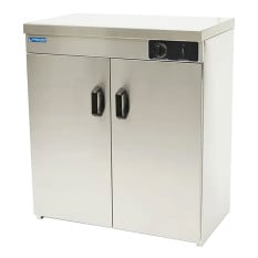 Hurricane Double Door Plate Warmer Hot Cupboard Double 120 Plates