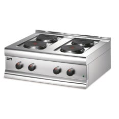 Lincat HT7 Silverlink 600 Electric Countertop Boiling Top 4 Plates