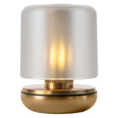 Churchill Humble Firefly Table Light Gold Frosted