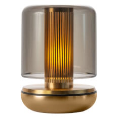 Churchill Humble Firefly Table Light Gold Smoked