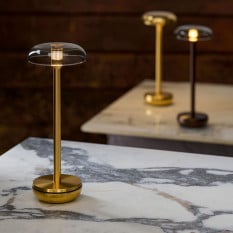 Churchill Humble Air Table Light Gold Smoked