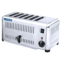 Hurricane Commercial Stainless Steel Toaster 6 Slice