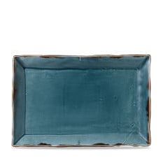 Dudson Harvest Blue Small Rectangular Tray