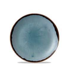 Dudson Harvest Blue Evolve Coupe Plate 16.5cm