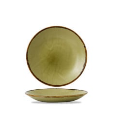 Dudson Harvest Green Deep Coupe Plate 25.5cm