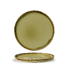 Dudson Harvest Green Walled Plate 10.25 Inch