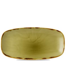 Dudson Harvest Green Oblong Plate 35.5x18.9cm