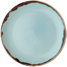 Dudson Harvest Turquoise Coupe Bowl 18.2cm/7.25"(Pack of 12)