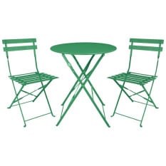 Bolero Perth Forest Green Pavement Round Table 600mm