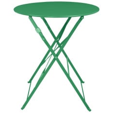 Bolero Perth Forest Green Pavement Round Table 600mm