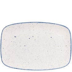 Churchill Stonecast Hints Indigo Blue Chefs Oblong Platter 24.5 x 35.5cm/9.63 x 13.94" (Pack of 6)"