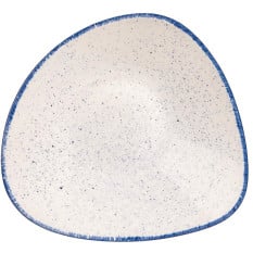 Churchill Stonecast Hints Indigo Blue Triangle Bowl 15.3cm/6" 260ml/9.15oz (Pack of 12)"