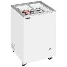 Tefcold Display Chest Freezer Sliding Glass Lid 91 Litre