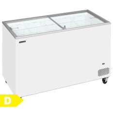 Tefcold Display Chest Freezer Sliding Glass Lid 350 Litre