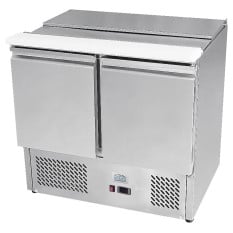 Graupel ICE3800GR Saladette Fridge 2 Door 300 Litre
