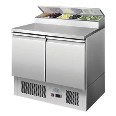 Graupel Counter Fridge 2 Door 300 Litre Saladette Top