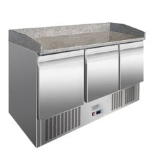 Graupel Counter Fridge 3 Door 380 Litre Marble Top