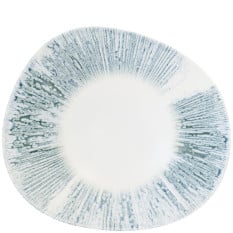 Churchill Inked Lyra Blue Opal Organic Bowl 25cm/9.8" (Pack of 12)