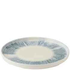Churchill Inked Lyra Blue Walled Plate 26cm/10.3" (Pack of 6)