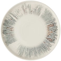 Churchill Inked Lyra Pink Walled Plate 26cm/10.3" (Pack of 6)