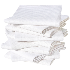 Honeycomb Tea Towel Waiters Cloth White (Pack of 10)