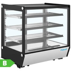 Polar G-Series Square Glass Countertop Display Fridge 185 Litre