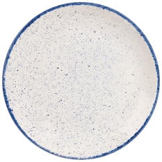 Churchill Stonecast Hints Indigo Blue Coupe Plate 26cm/10.19" (Pack of 12)