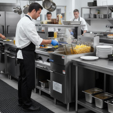Hurricane Commercial Gas Fryer Freestanding Single Tank 23 Litre 90,000 BTU