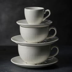 Churchill Inked Tide White Cafe Cappuccino Cup 227ml/8oz (Pack of 12)