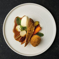 Churchill Isla White Walled Plate 21cm/8.25" (Pack of 6)